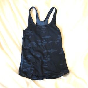 Lululemon camo workout top. great condition!